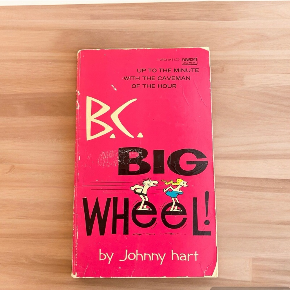 Vintage B.C. BIG Wheel Comic Book Up To The Minute With The Caveman Funny